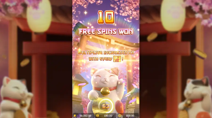 Lucky Neko Free Spins